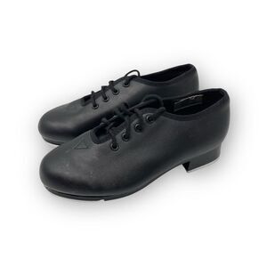 Bloch Dance Now Leather Oxford Black Tap Shoes Little Girls Youth Size 11